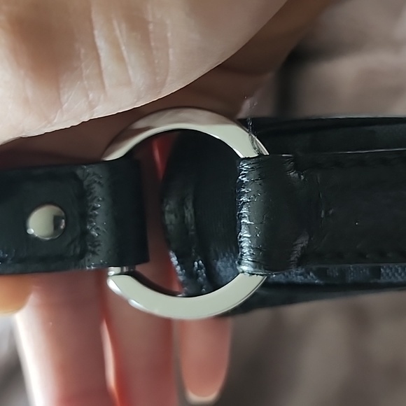 Authentic black Gucci canvas shoulder bag - Picture 9 of 13